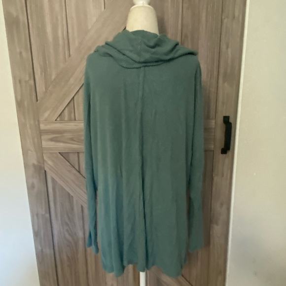 NWT status by Chenault Ribbed Cowlneck tunic medium - Picture 4 of 4